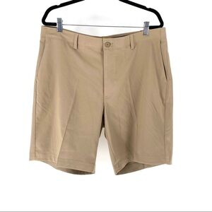 PRO Tour Men's 9" Inseam Comfort Stretch Tech Flat Front Shorts - 38